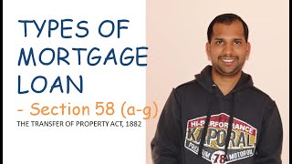 Types of Mortgage Loans under Transfer of Property Act 1882 [upl. by Akcira]