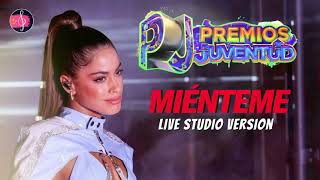 TINI  MIÉNTEME Live Studio Version HQ  Premios Juventud 2021 [upl. by Bohun]