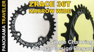 Review ZRACE Single Chainring 36T Design amp Look Elegant [upl. by Nhaj894]