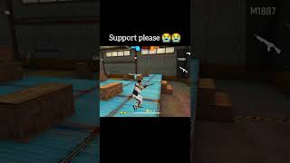 Please support 😭😭 subscribe freefire treding support1k battleroyalegame instagram ffi unban [upl. by Suhpesoj811]