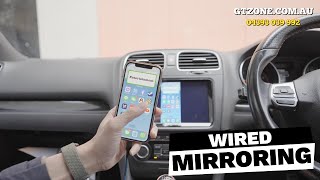 How to Step by Step Mirror Your Phone Via USB to Apple Carplay Android Auto Head Unit [upl. by Annyrb]