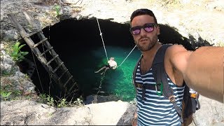 CENOTE CALAVERA EN TULUM ¿que hacer si estoy en tulum ¿como llegarsebitastrip [upl. by Thenna]