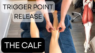 Trigger point release  The Calf [upl. by Htidra]