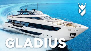 Ferretti 1000 yacht quotGladiusquot For Sale Walk Through [upl. by Cerf650]