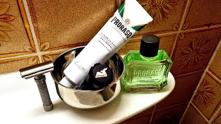 Rex Ambassador Adjustable Razor Proraso White Shaving Cream Proraso Green Aftershave Splash [upl. by Eelarual533]