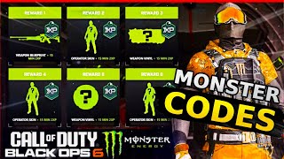 COD FREE SKINS Black Ops 6 MONSTER ENERGY Codes freischalten [upl. by Conte]