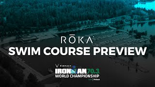 ROKA Swim Course Preview  2023 VinFast IRONMAN 703 World Championship [upl. by Goldman]