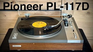 Pioneer PL 117D Turntable Gramofon Demo [upl. by Anirbys]