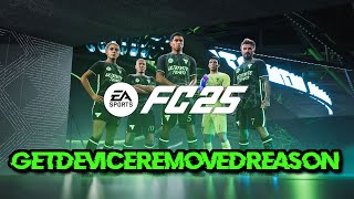 EA SPORTS FC 25 DirectX Function Error GetDeviceRemovedReason FIX [upl. by Adgam]