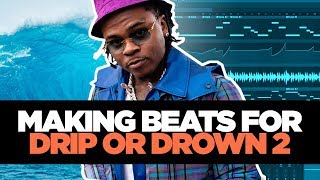 MAKING A BEAT FOR DRIP OR DROWN 2 HOW TO MAKE A GUNNA TYPE BEAT [upl. by Lowry]