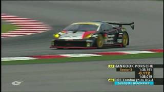 2010 Super GT Round 4 Sepang GT300 Super Lap 2 of 3 [upl. by Neelie]