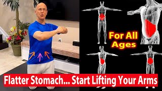 Flatten Your Stomach Start Lifting Your Arms For All Ages Dr Mandell [upl. by Eirelav]