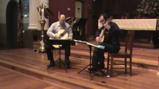 Portland Guitar Duo plays Rebetika on Darren Hippner Helion guitars [upl. by Aicilanna]