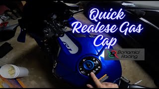 Bonamici Quick Release Gas Cap 2020 Yamaha R1 [upl. by Alane549]