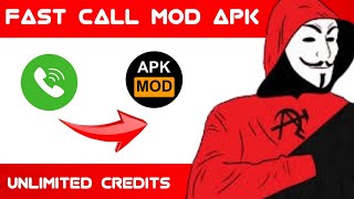 Fast Call App Mod Apk  Unlimited Calls  Unlimited Credits  No Ads [upl. by Rozella819]