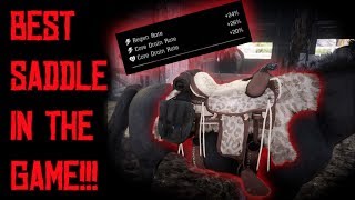 Red Dead Redemption 2 Best Saddle  How to get Panther Trail Saddle [upl. by Nnylyam]