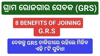 Eight Benefits of GRS Job in Odisha  Odisha GRS Job Profile  Gram Rojgar Sevak Job Profile [upl. by Lorimer]