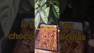 Recette du brownie au chocolat de Nicolasyoutubeshortscuterecetterecipecakebrowniechocolatea [upl. by Aliban664]