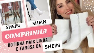 Comprinhas Shein especial calçados a botinha mais linda e famosa da Shein  inspirações de looks [upl. by Iruy744]