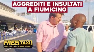 AGGREDlTl e INSULTATl dai TASSISTI allAEREOPORTO di FIUMICINO [upl. by Lucic]