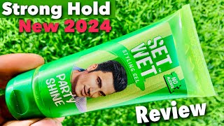 Set Wet Party Shine Styling Gel Review  Demo amp How To Use [upl. by Mogerly]