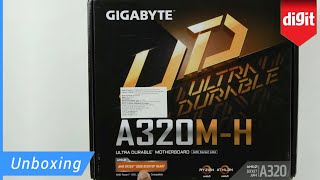 Gigabyte A320MH Motherboard Unboxing [upl. by Agem56]