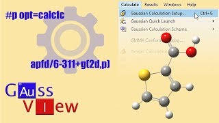 Gaussian Calculation Setup Overview [upl. by Zuzana605]