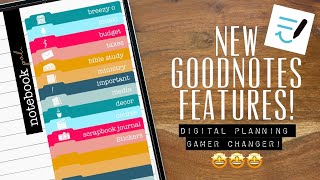 STOP 😱 New Goodnotes 6 features and MIND blowing ways to use them in DIGITAL PLANNING 🤩 [upl. by Eicam819]