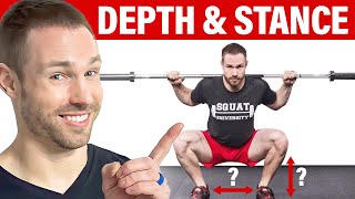 Squat Form For Your Anatomy Perfect Depth Stance And Width [upl. by Mitch]