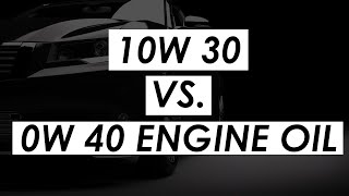 10w30 vs 0w40 engine oil [upl. by Gunthar948]