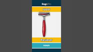 🇬🇧🇩🇪 razor  Rasierer  vocabulary builder  learn English  Lernen wir Englisch [upl. by Florrie]