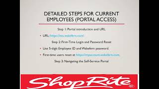 How to Access ShopRite Pay Stubs amp W2s [upl. by Anayek551]