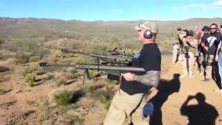 Shooting Two Barrett 50BMG Rifles [upl. by Chem]