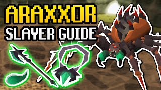 Araxxor Quick Slayer Guide  New OSRS Slayer Boss Release Day  LowMedHigh Level amp Budget Setup [upl. by Ayenat152]