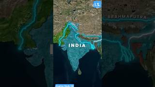 The river of India by study IQ shorts tranding map [upl. by Keene789]