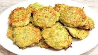 Estas TORTITAS DE CALABACÍN siempre triunfan  Receta fácil  ZUCCHINI PANCAKES Recipe [upl. by Colner]