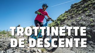 Les Menuires  Trottinette de descente [upl. by Aihsaei372]