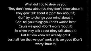 Chris Brown Ft Aaliyah  Dont Think They Know Lyrics on Screen [upl. by Mikeb]