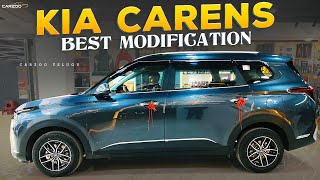 KIA CARENS BEST MODIFICATIION  CARZOO HYDERABAD [upl. by Hauhsoj]