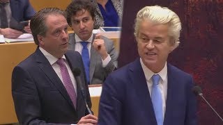 Pechtold geeft Wilders een lesje Geschiedenis  NOS Politiek Tweede Kamer 2017 [upl. by Marc]