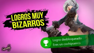 Top 9  Los logros más bizarros en los Videojuegos [upl. by Sibel932]