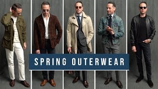 5 Jackets You Must Have For Spring  Essential Spring Outerwear  Mens Fashion Lookbook 2019 [upl. by Melly]