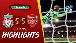 Liverpool 55 Arsenal 54 on penalties Reds win dramatic 10goal thriller  Highlights [upl. by Cesare623]