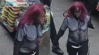 Woman snatches money from boy 7 at Bronx bodega video [upl. by Koffler]