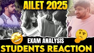 AILET 2025  Exam Analysis  AILET Aspirants Reviews on AILET Exam 2025 [upl. by Aretha]