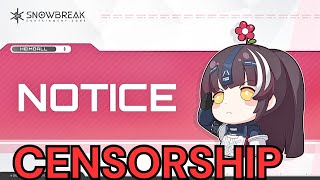 SNOWBREAK HUGE CENSORSHIP PATCH COMING [upl. by Millhon578]