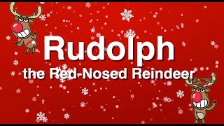 Rudolph the Red Nose Reindeer With Lyrics REMIX [upl. by Vevay911]