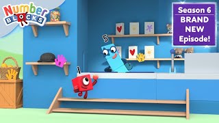 Fives Handy Shop  Series 6 Episode  Learn to Count  Numberblocks [upl. by Amador]