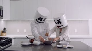 Cooking with Marshmello How To Make Chocolate Marshmello Pie Mothers Day Edition [upl. by Newob]