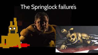 Every Springlock failure Fnaf Compilation [upl. by Ainekahs]